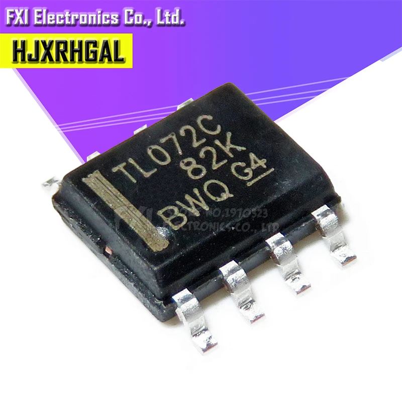100PCS TL072CDR TL072 SOP8 SOP TL072CD SMD GERÄUSCHARM JFET-INPUT OPERATIONSVERSTÄRKER TL072C Image