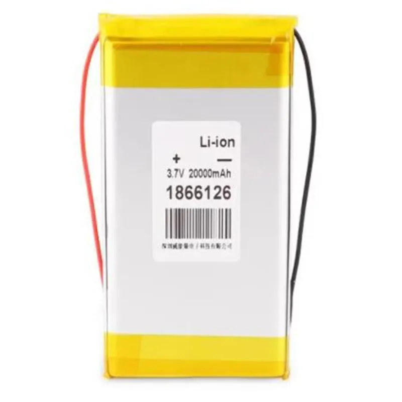 3,7 V 20000mAh Polymer Lithium Li-Ionen Li-Po Akku für Power Bank Image