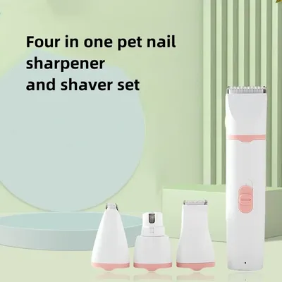 Hunde haars ch neider Pflege für Nagels chl eifer 4-in-1 schnur loser elektrischer Trimmer Image