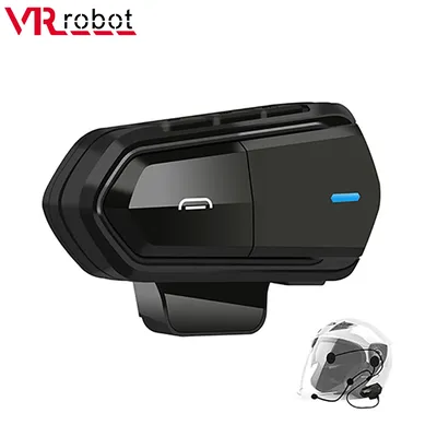 Vr Roboter Bluetooth 5,0 Helm Headsets drahtlose Motorrad Freisprech-Kopfhörer drahtlose Stereo-Musik-Player mit FM-Radio Image