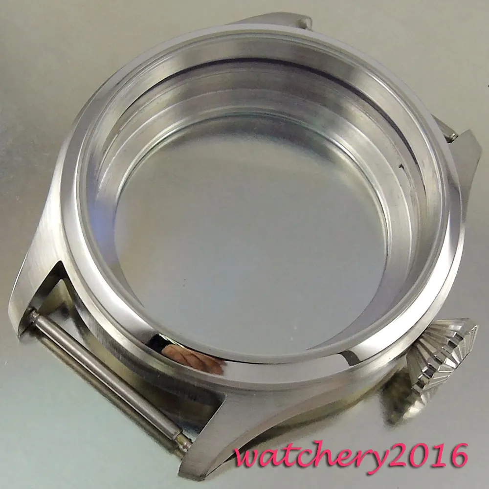 Neues 47-mm-Gehäuse aus Edelstahl, passend für das Uhrwerk eta 6497 6498 für Herrenuhren Image