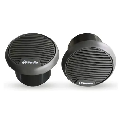 Herdio 3'' 2PCS Wasserdichte Marine Lautsprecher Full Range Audio Motorrad Lautsprecher Stereo System Mit MAX Power 140W für Boot UTV