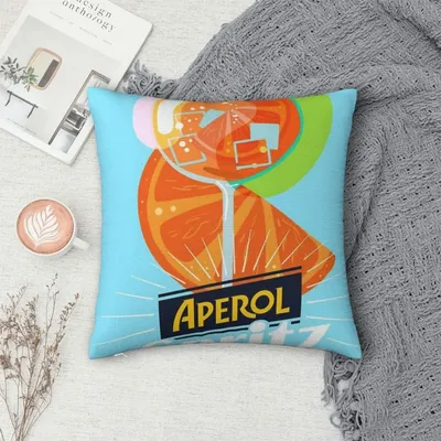Aperol Orange Spritz Kissen bezug Polyester Kissen bezug Kissen Komfort Kissen Sofa dekorative Image
