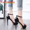 Neue Sommer Plattform Sandalen Schnalle Dünne Ferse Sandalen Sexy Pole Dance Super High Heels Schuhe Peep Toe Mode Frauen Schuhe