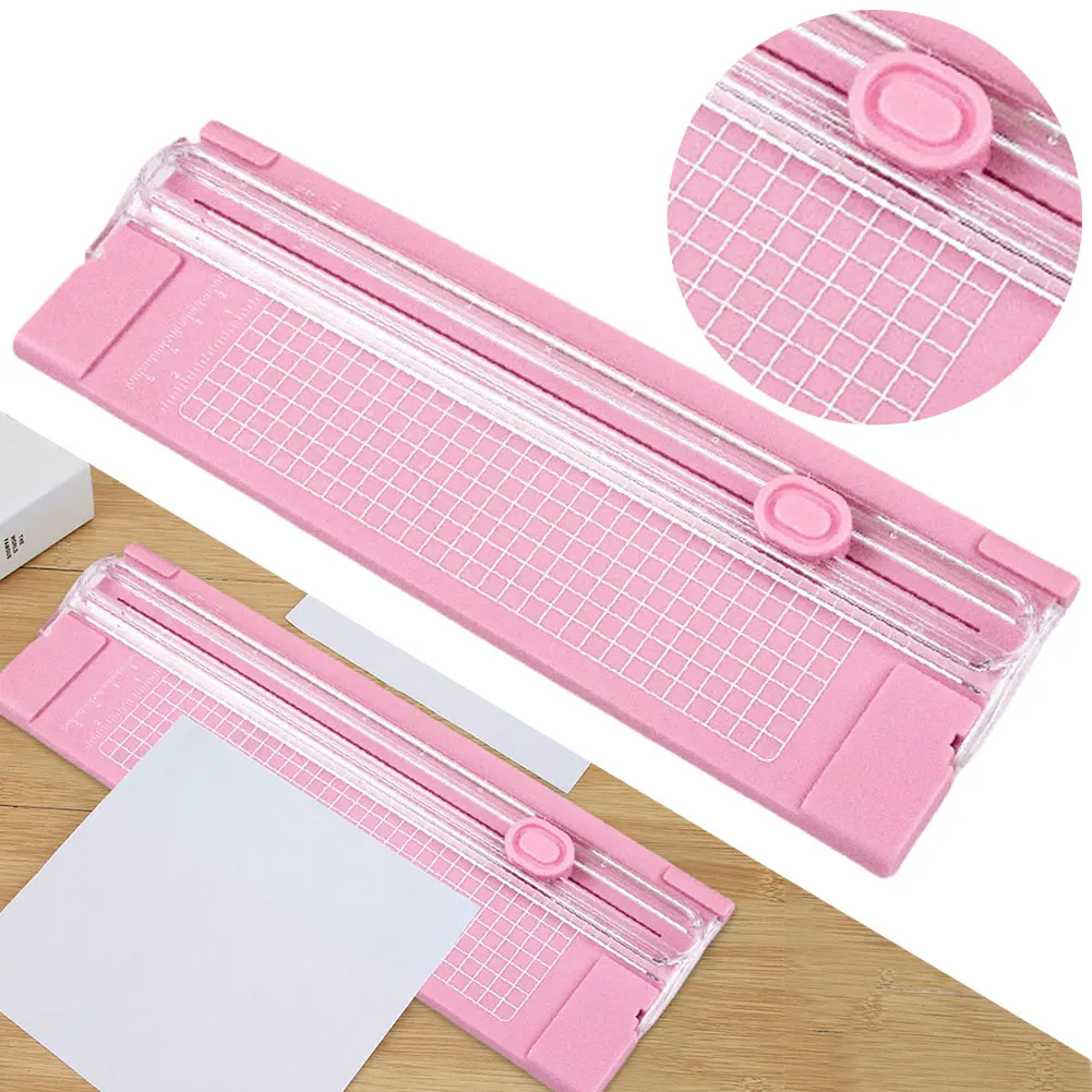 Sammelalbum-Trimmer mit ausziehbarem Lineal a4 Präzisions papier Fotos ch neider Guillotine kleine a4 Papiers chneide maschine Büromaterial Image