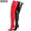 2018 frauen Winter/Herbst Falten Über die Knie Stiefel Sexy Thin High Heel Stiefel Mode spitz Stiefel frauen Schuhe Große Größe