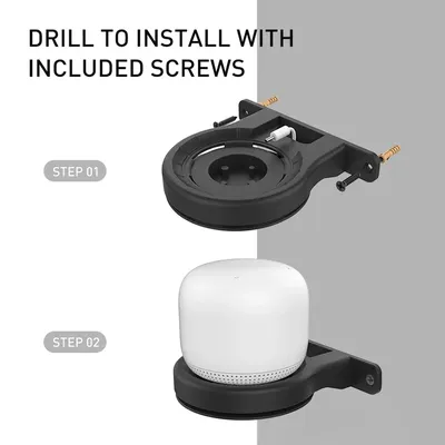 Wand halterung für Google Nest Wifi Wireless Router eingebaute Kabel verwaltung platzsparende Halterung für Google Home Mini