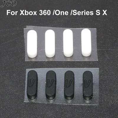 Jcd 1set Gummi fuß polster Fuß abdeckung mit selbst klebendem Reparatur teil für xbox 360/xbox Image