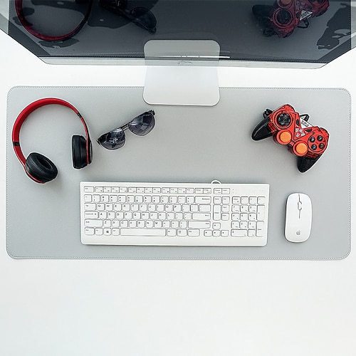 extra großes wasserdichtes PU-Mauspad für Computer, Bürotisch, Schreibtischunterlage mit Kantenschutz Image