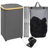 75L Slim Laundry Hamper with Wheels,Clothes Hamper for Laundry,Laundry Basket with Lid Inner Bag,for Laundry Room, Bedroom, Dormitory Organization