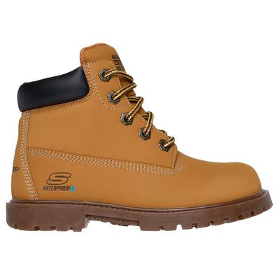 Skechers Boy's Power Reach - Hydro-Tread Boots | Size 2.0 | Wheat | Synthetic