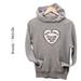 Brandy Melville Tops | Brandy Melville Vintage Gray Logo Sweatshirt Hoodie Size Small | Color: Gray/White | Size: S