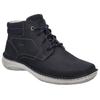 Winterboots JOSEF SEIBEL "New Anvers 09", Herren, Gr. 45, blau (dunkelblau, kombi), Leder, casual, Schuhe, Schnürboots, Freizeitschuh, Winterstiefel in Schuhweite K