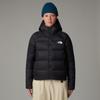 Daunenjacke THE NORTH FACE "W HYALITE DOWN HOODIE - EU", Damen, Gr. XS (34), schwarz (tnf schwarz, npf), Steppware, Obermaterial: 100% Nylon. Wattierung: 100% Gänsedaunen, sportlich, hüftlang, hoch geschlossener Ausschnitt, Langarm Raglanärmel...