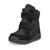 Snowboots ECCO "Winterstiefel URBAN MINI", Kinder, Gr. 25, schwarz, Veloursleder, Textil, sportlich, Schuhe, Winterboots, Klettstiefel, Winterstiefel mit Klettriemchen, GORE-TEX