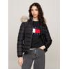 Steppjacke TOMMY JEANS CURVE "TJW BASIC HOODED DOWN JACKET EXT", Damen, Gr. XXXL (46), schwarz, Web, Obermaterial: 100% Polyester. Futter: 100% Polyester, unifarben, casual, Basic hüftlang, Langarm eingesetzt Rippbündchen, Jacken, in Großen Größen,...