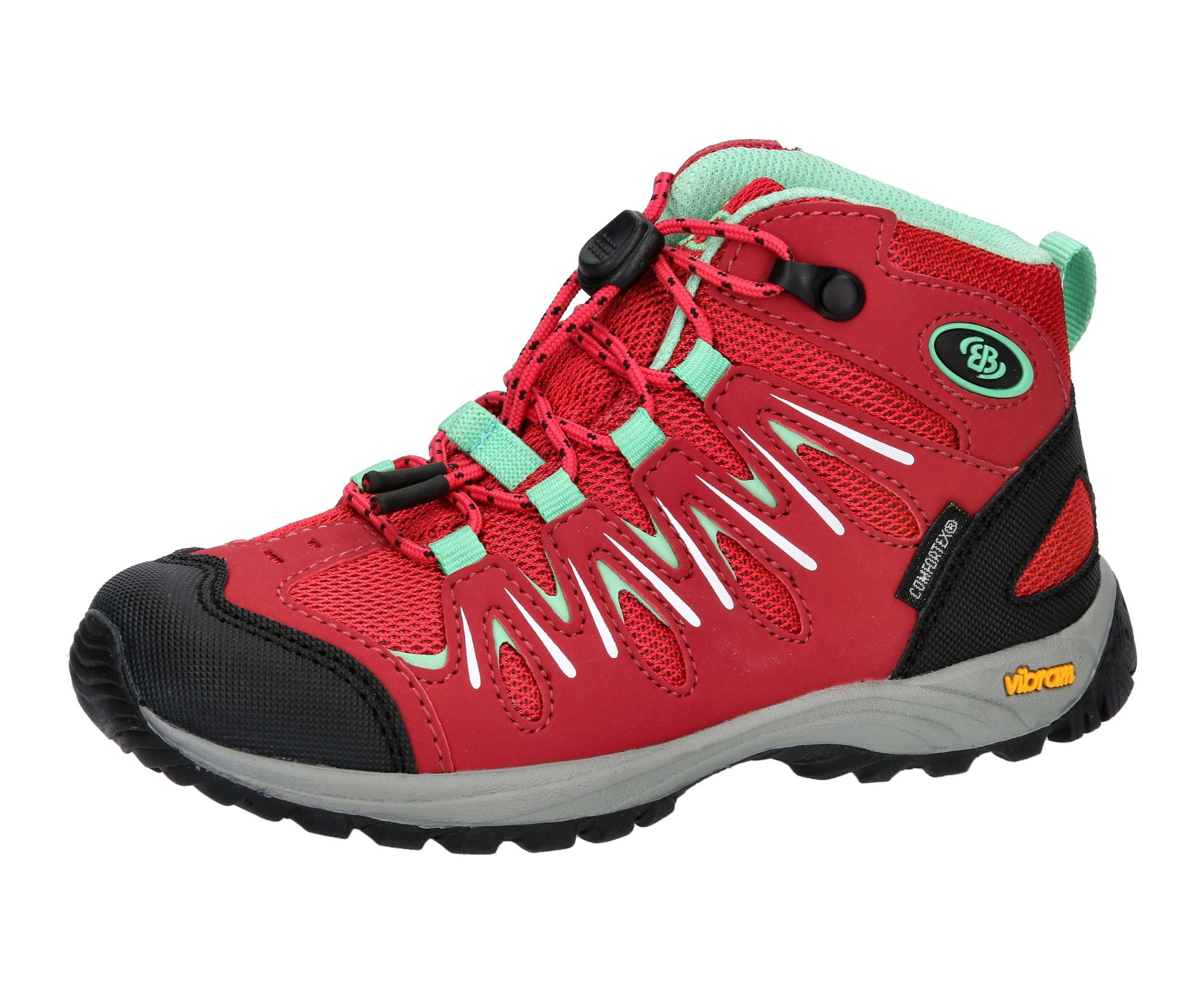Wanderschuh BRÜTTING "Outdoorstiefel Expedition Kids High", Kinder, Gr. 35, rosa, Synthetik, Schuhe Wanderschuh