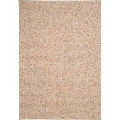 Teppich MY HOME "Wohlde, Made in Belgium" Gr. 3, beige (sand), B:120cm H:10mm L:170cm, Kunstfaser, Teppiche, Woll-Look, meliert, waschbar, Scandi, pflegeleicht Image