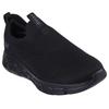 Slip-On Sneaker SKECHERS "BOBS B FLEX-", Herren, Gr. 42, schwarz, Textil, unifarben, sportlich, Schuhe, Slipper, Freizeitschuh, Halbschuh mit dämpfendem Memory Foam