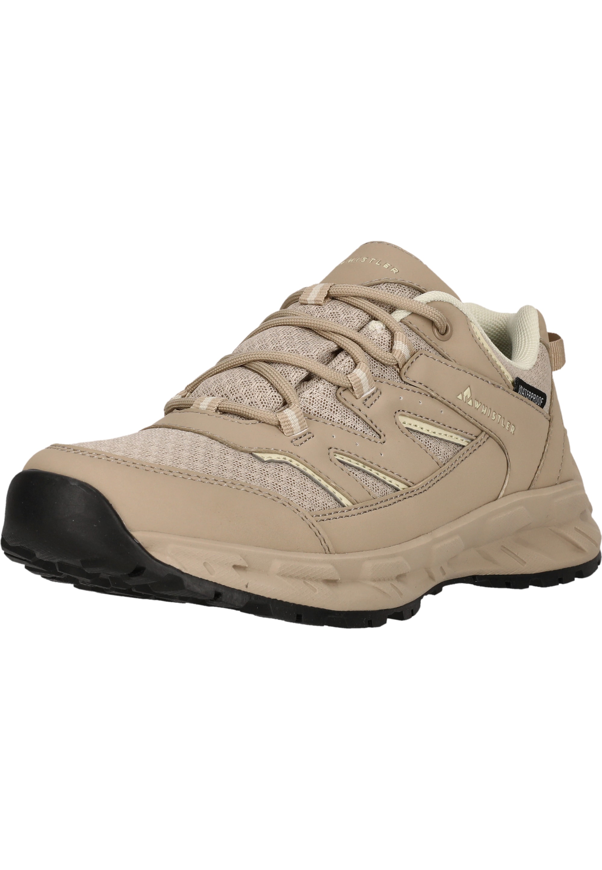 Trainingsschuh WHISTLER "Benin", Damen, Gr. 37, beige, Kunstfaser, Polyurethane, Schuhe, mit Verstärkungen und wasserdichtem Material