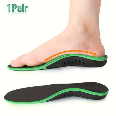 TEMU 1pair Arch Support Insoles, Sweat-absorbing To Stay Dry, Insoles For Sneakers Flats Casual Shoes