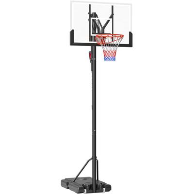 Basketballkorb 235-280 cm höhenverstellbar, Basketballständer, Basketballanlage mit Ständer,