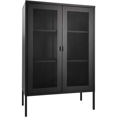 M&s - Melbourne Vitrinenschrank mit Drahtgittertüren, schwarz. Image
