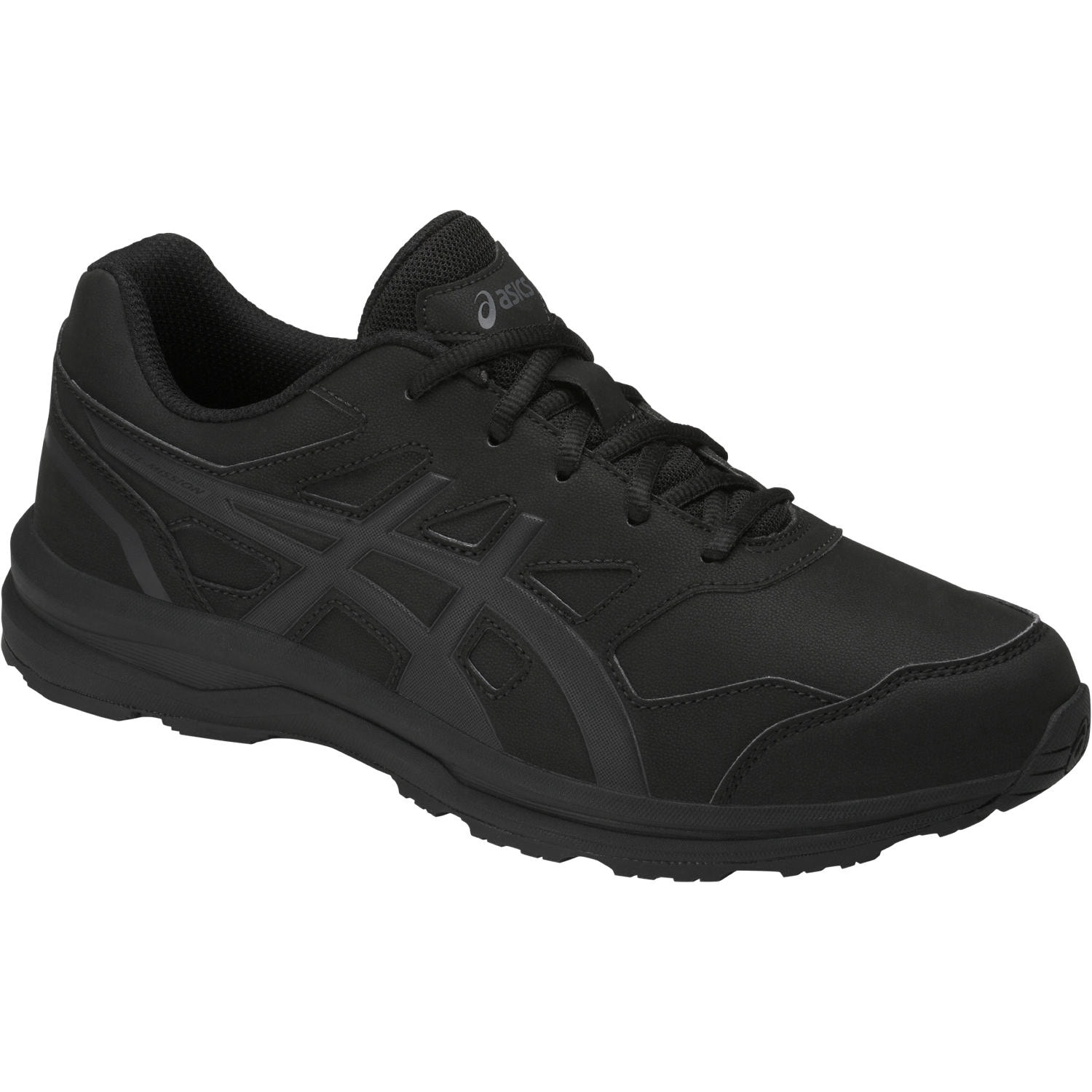 Walkingschuh ASICS "GEL-MISSION 3", Herren, Gr. 42, schwarz (schwarz, carbon, phantom), Synthetik, Schuhe Walkingschuh