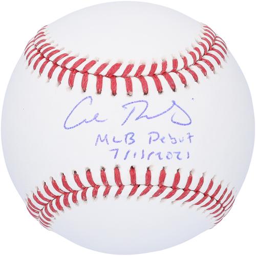 Signierter Baseball von Cal Raleigh Seattle Mariners mit der Aufschrift „MLB Debut 11“