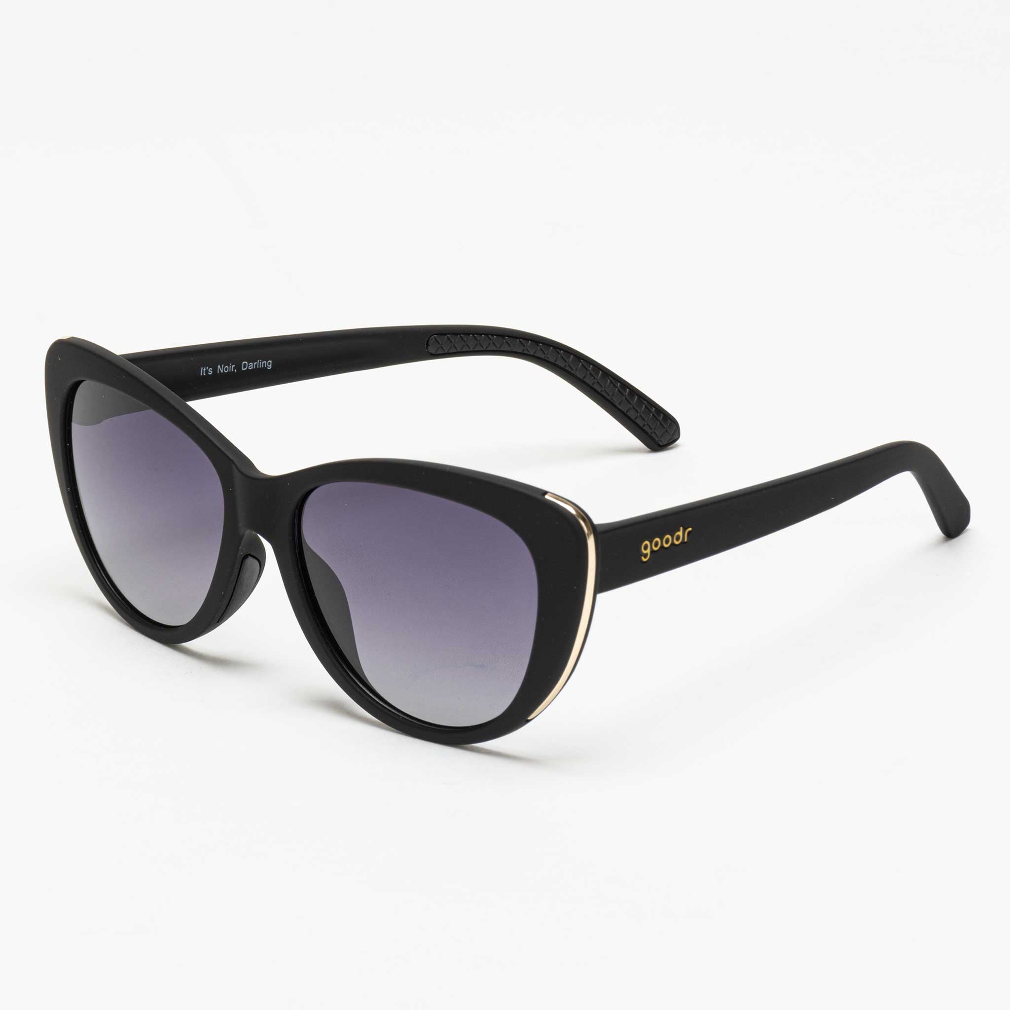 goodr Glam G Sunglasses Sunglasses It's Noir, Darling