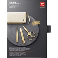 ZWILLING Beauty Nagelpflege Set Leder beige, gold 3-teilig 1 Stk. Nagelpflegeset