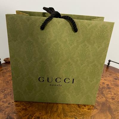 Gucci Other | Authentic Gucci Beauty Paper Gift Bag | Color: Green | Size: Os