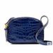 J. Crew Bags | J. Crew Devon Camera Bag Brilliant Navy Blue Croc | Color: Blue | Size: Os