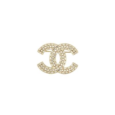 Chanel Brooch: White Jewelry