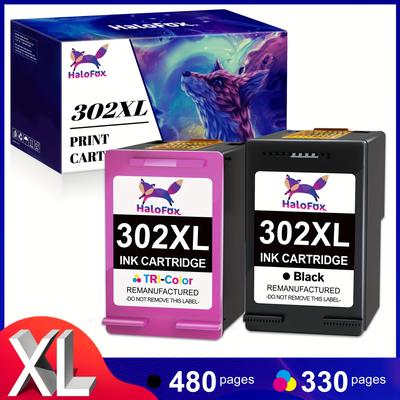 TEMU 2 Packs Compatible 302xl 302 Multipack Printer Cartridge For 1110, 2130 3630 3636 3639, 3830 3831 3833, 4520 4525 4527 4650 4652 4655 5230, 4520 4525