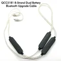 QCC5181 cavo HiFi a doppia batteria a 8 fili BT5.4 cavo auricolare LDAC placcato argento aptX HD