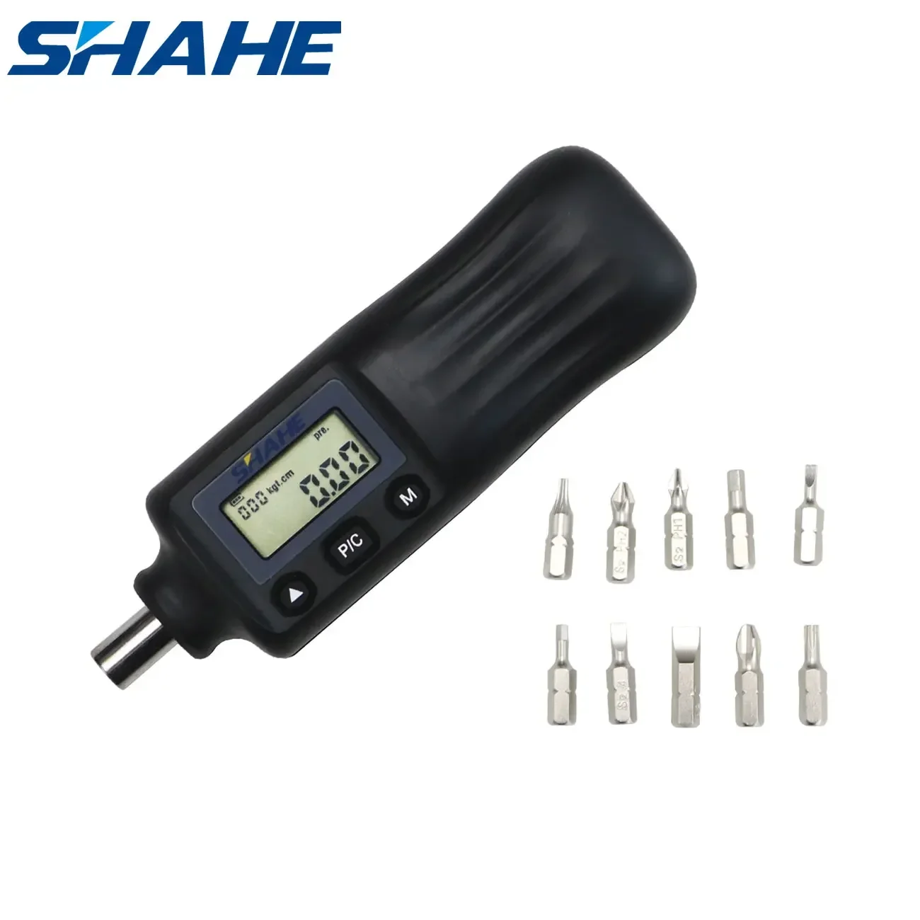 Cacciavite dinamometrico digitale SHAHE, chiave dinamometrica per cacciavite da 1/4 ", cacciavite dinamometrico per elettricista con 10bit e custodia