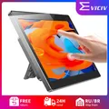 EVICIV Custodia per display tattile da 10.1 pollici Raspberry Pi Custodia per monitor portatile RasPi TouchScreen USB C Raspbery Kit Pi4 Accessori