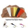 Fibre di nylon affusolate Code di mosca secca Code di mosca Materiale per legare Code di ninfa Perdigon Fibre ultra fini Code di ali di mosca a secco