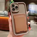 Slot per schede Custodia per telefono per Xiaomi 14T 13T 12T Pro Custodia 14 13 12 11Lite 5G Poco X6 X5 X3 F5 F6 M6 Pro 4G Cover in silicone