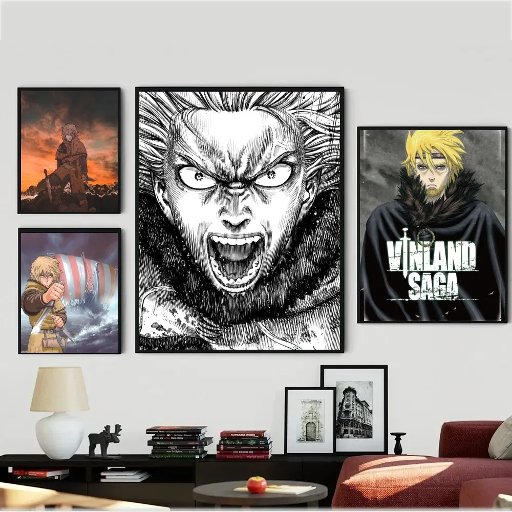 Anime Vinyl Saga Poster Vintage Poster Wand kunst Malerei Studie ästhetische Kunst große Wanda uf kleber Image