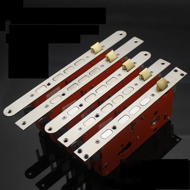Universal halb edelstahl Anti-diebstahl Einsteckschloss Türschloss körper Verdicken Sicherheit türschloss teil hardware armaturen Image