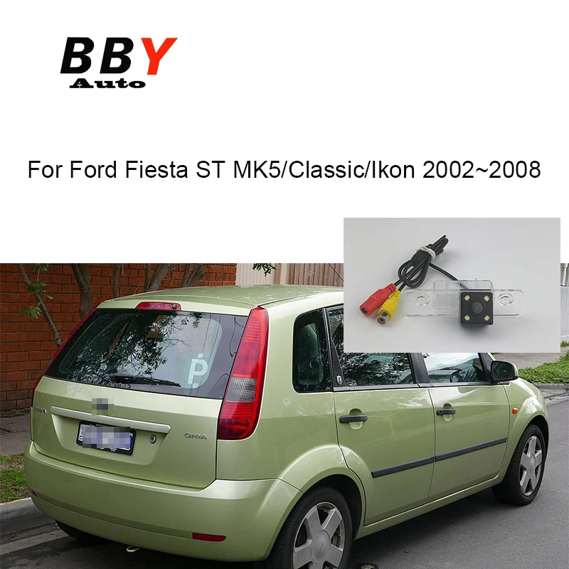 Cvbs ahd rückfahr kamera für ford fiesta st mk5 classic ikon 2002 ~ 2008 ccd backup rückfahr kamera kennzeichen kamera Image
