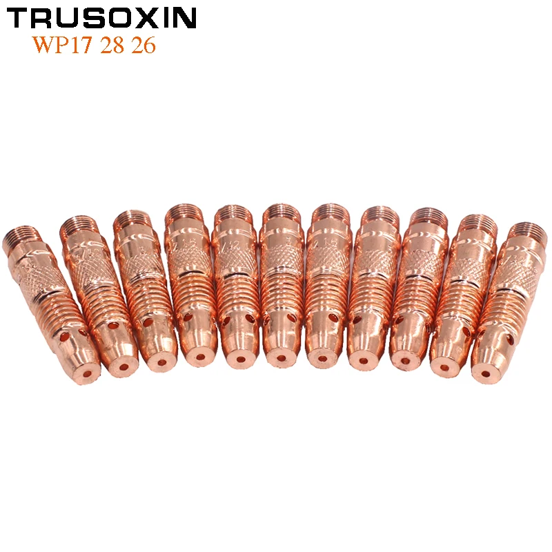 Schweißwerkzeuge Zubehör WIG Inverter DC Schweißgerät Schweißgerät Ausrüstung 1,6/2,0/2,4/3,0/3,2 MM WIG Spannzangenkörper Image