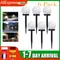 1-6 pièces solaire alimenté LED ampoule lampe énergie lumière étanche extérieur jardin lumière rue panneau solaire boule lumières pelouse cour lampe