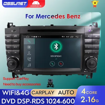 7 Inch Auto Stereo Multimedia GPS Navi 2 Din Android Auto Auto Radio für Mercedes Benz W203 2004 2007 CLC CLK C W209 2008 - 2010