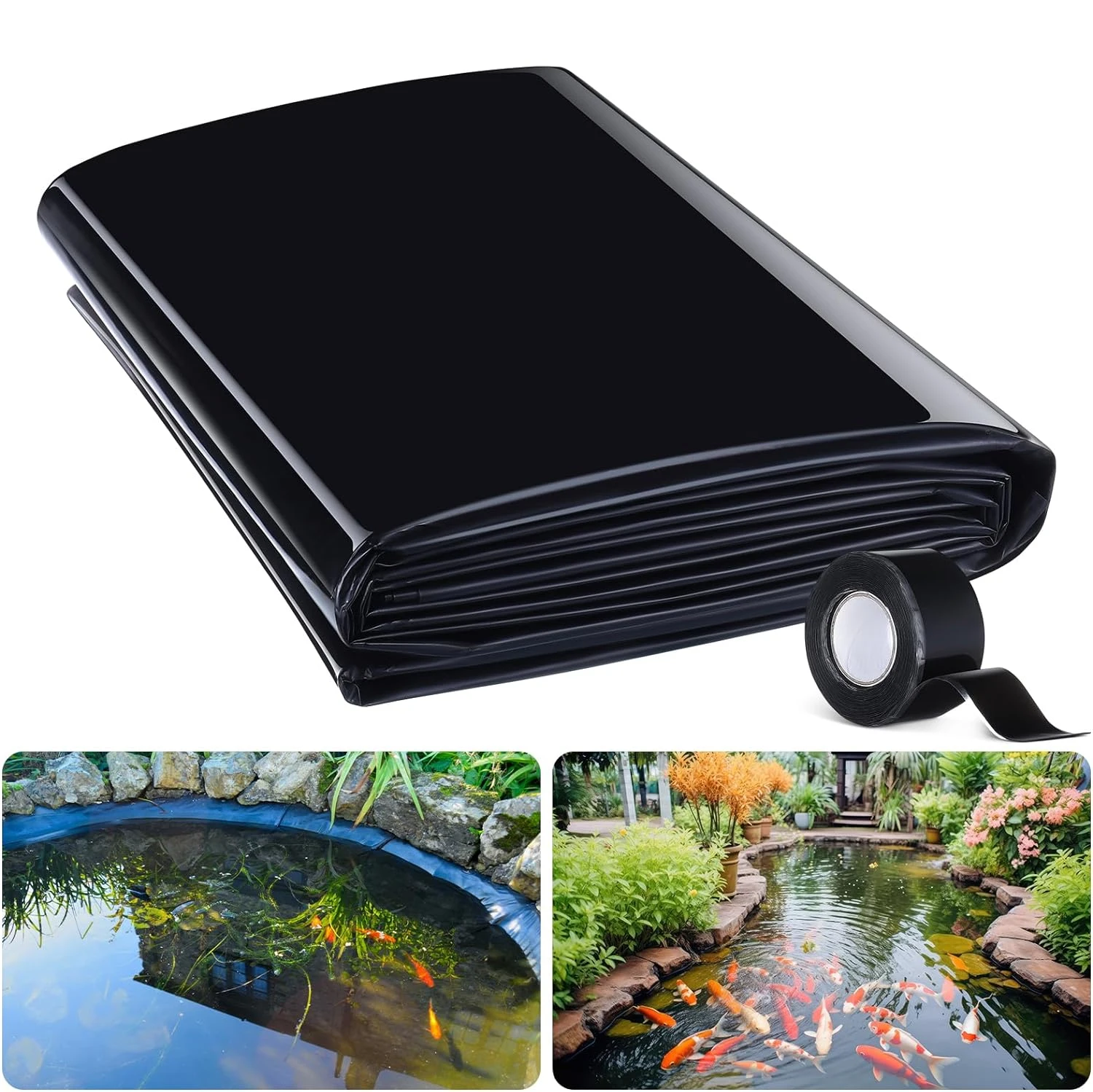 Wasserdichter Liner Film Fischteich Liner Garten Pools verstärkt HDPE Hoch leistungs garantie Landschafts bau Garten Pool Teich