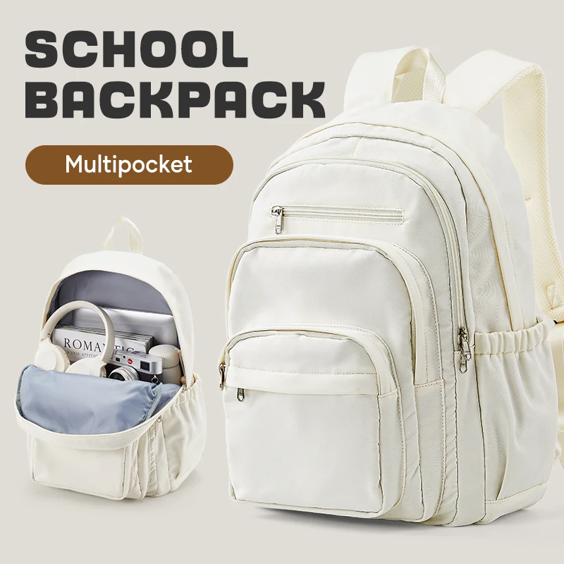 Sac à dos pour filles adolescent voyage école sacs à dos garçons enfants sac à dos sacs d'école décontractés sac à dos mignon multi-poches livre sac