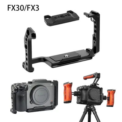 Für Sony FX30/FX3 Kamera Kaninchen Käfig Für Sony Micro-Einzel Kameras Schutz Rahmen Oberen seite griff Foto lampe zubehör