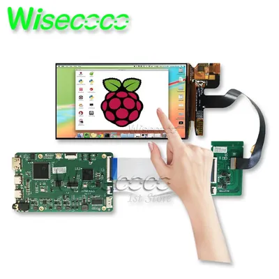 Wisecoco 5,5 Zoll OLED Display AMOLED 1920x1080 On-Cell Touch Screen Für Raspberry Pi4 PS4 Spielkonsole Kamera TV Box 60HZ